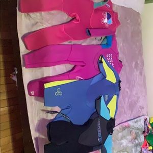 Wet suits for kids